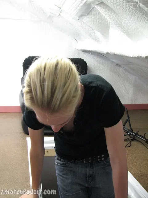 Blonde Man Strokes His Cock and Fucks Himself with a Dildo – photo 3 of 21