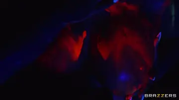 British Brunette Takes Double Penetration in Group Sex