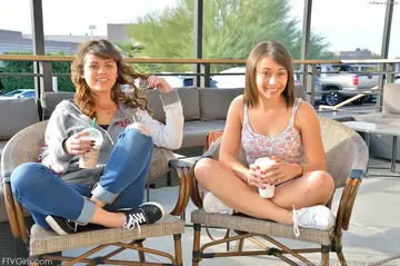 Athena Summers – Two Brunette Latinas Strip Out of Their Jeans for Outdoor Lesbian Sex