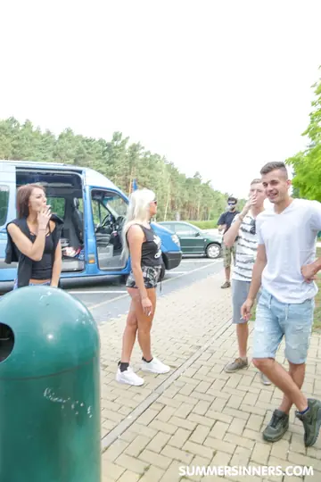 Katy Rose – Czech MILFs with Big Tits and Tattoos Have Group Sex by the Pool