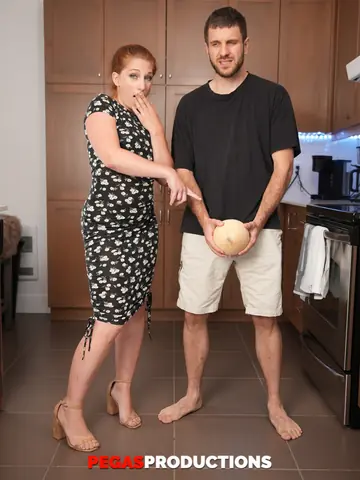 Redhead MILF Undresses and Bares Her Body