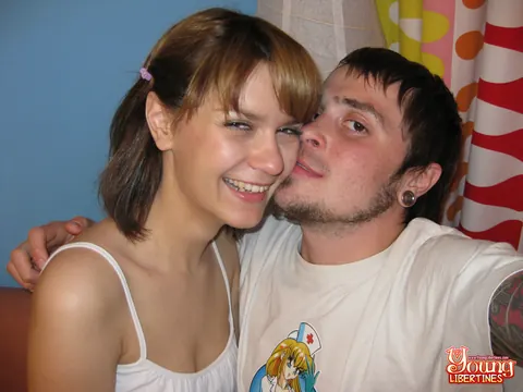 Skinny Babe Rides and Takes Anal on a Chair Until He Cums – photo 2 of 21