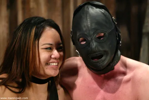 Annie Cruz: Asian Brunette Dominates Her Bound Man Until He Cums – photo 21 of 21