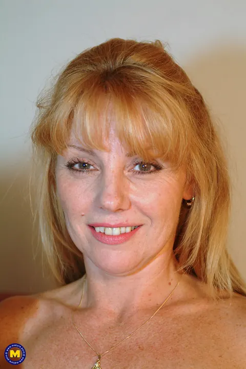 Mature Redhead Rides Cowgirl in Lingerie on the Sofa – photo 17 of 20