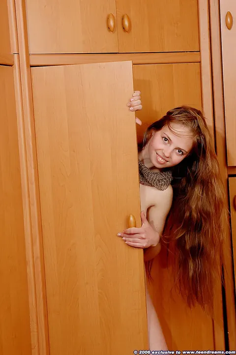 Slim Pale Russian Woman Pulls Panties Aside and Shows Her Hairy Pussy – photo 3 of 20
