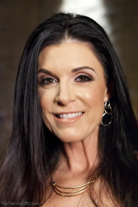 India Summer: Brunette MILF in a Skirt Sucks Multiple Cocks in Bondage – photo 1 of 21