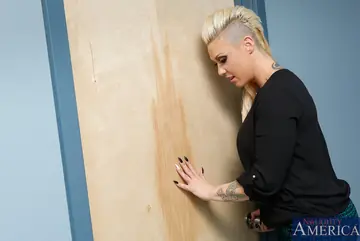 Cj Jean – Tall Blonde MILF in Stockings Fucks Her Coworker and Takes a Facial