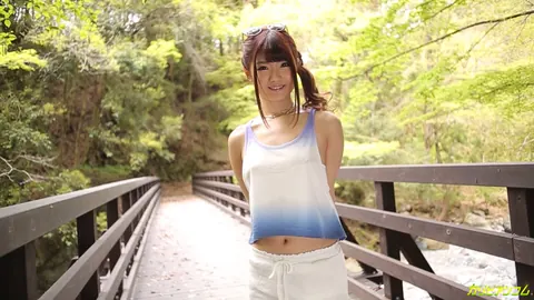 Maya Kawamura: Outdoors, Hairy Asian Babe in Shorts and Glasses Gets Banged – photo 4 of 20