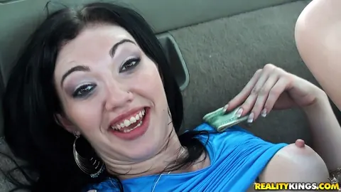 Woman in Glasses Sucks and Fucks in a Van – photo 16 of 16