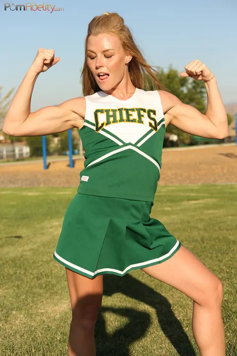 Nicole Clitman: Petite Tattooed Blonde in Glasses and Uniform Has Group Sex Outdoors – photo 9 of 17