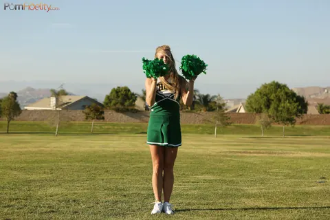 Nicole Clitman: Petite Tattooed Blonde in Glasses and Uniform Has Group Sex Outdoors – photo 10 of 17