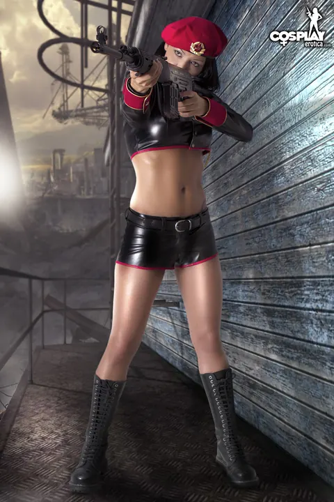 Mea Lee: Busty Latina Strips Out of Her Cosplay and Boots – photo 3 of 12