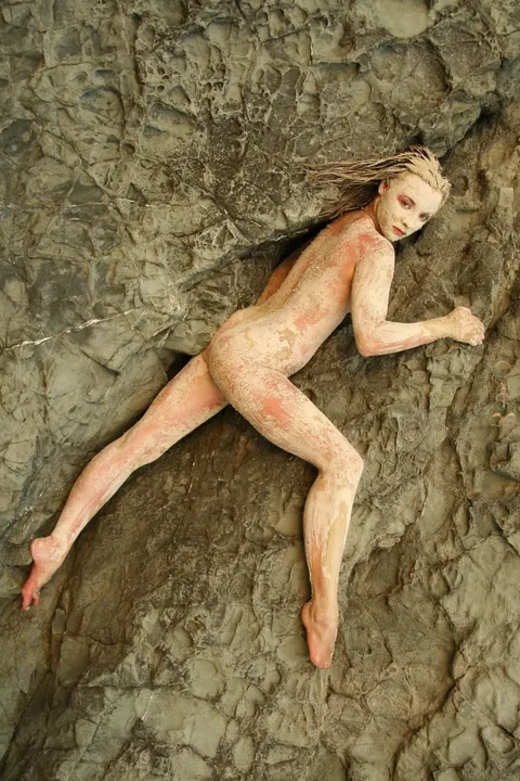 Alexandra Kroha: Petite Pale Blonde Poses Nude Outdoors – photo 10 of 14