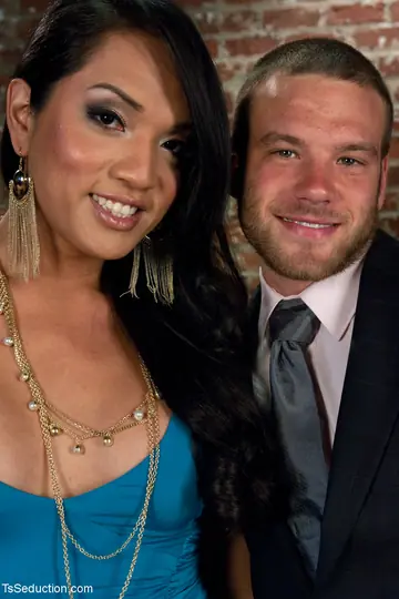 Trans Woman Dominates Her Man in Lingerie and Dress