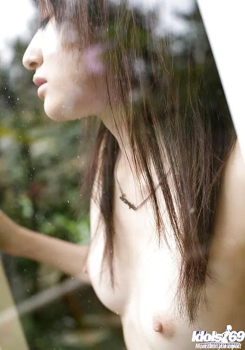 Misa Shinozaki: Tall Japanese Babe Strips Out of Her Panties Outdoors – photo 14 of 15