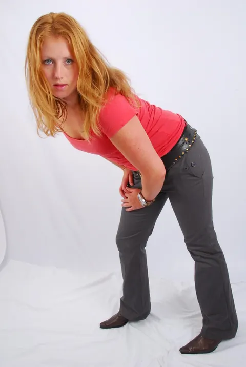 PAWG Redhead Poses Fully Clothed Showing Her Big Ass – photo 6 of 16