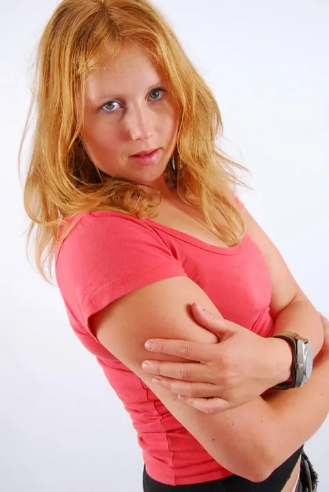 PAWG Redhead Poses Fully Clothed Showing Her Big Ass – photo 15 of 16