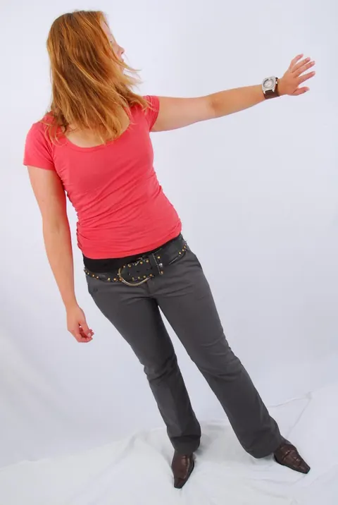 PAWG Redhead Poses Fully Clothed Showing Her Big Ass – photo 3 of 16