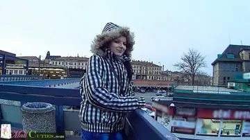 Woman Gets Fucked Outdoors for a Creampie
