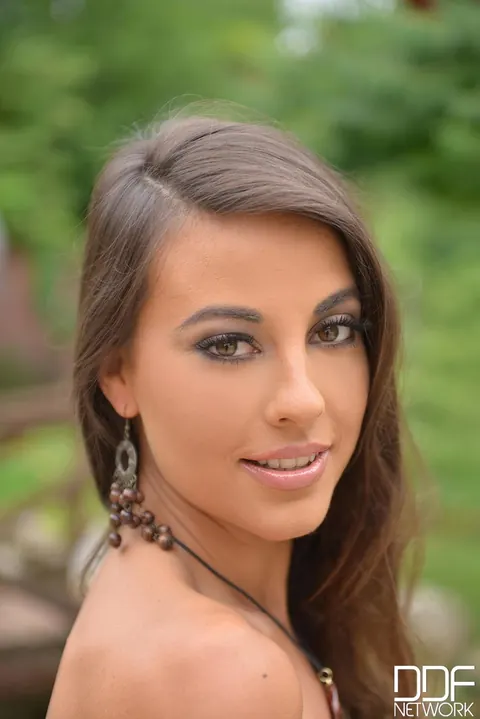 Lorena Garcia: Tall Latina in Heels Toys Her Pussy Outdoors – photo 1 of 20