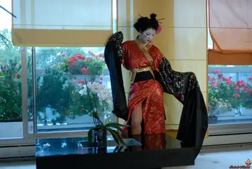 Martha A Tanika – European Brunette PAWG Reveals Lingerie Under Geisha Costume