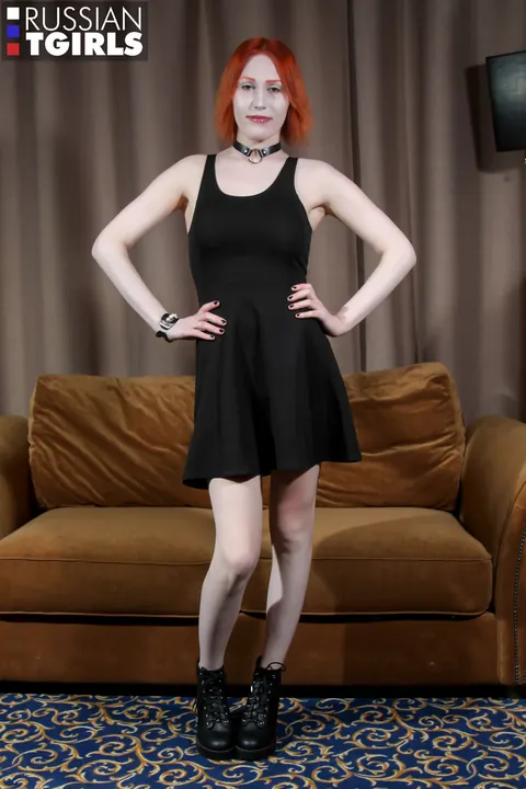 Redhead Russian Trans Woman Poses Nude – photo 2 of 16