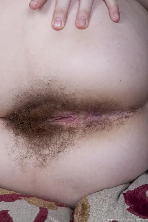 Sharon Rosie: Petite Black-Haired Babe in Panties Spreads Her Hairy Pussy – photo 15 of 21