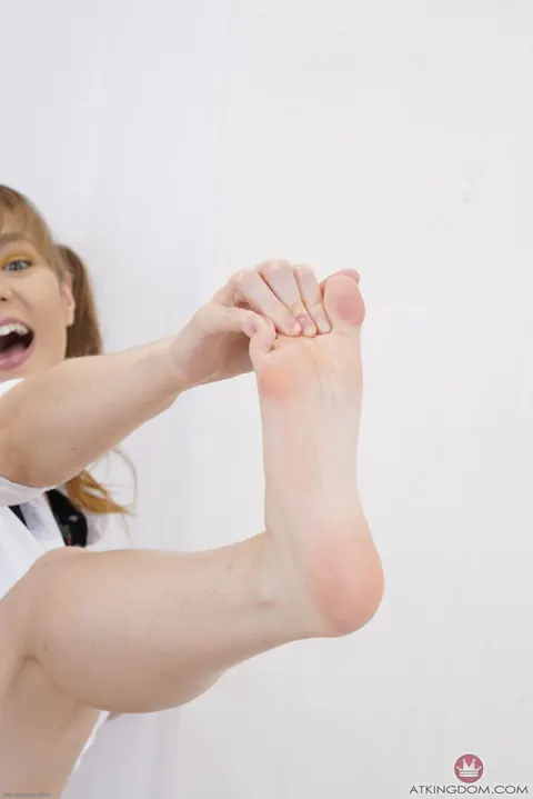 Sailor Luna: Tall Thick Blonde in a Skirt Spreads Her Hairy Asshole – photo 5 of 21