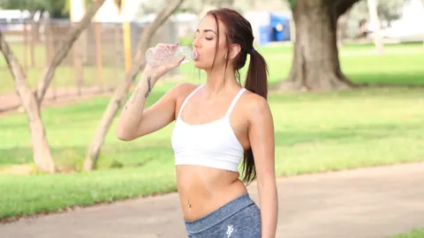 Aubrey Rose: Brunette Rides Cock Outdoors After a Gym Workout – photo 5 of 21