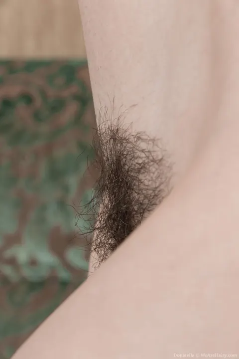 Hairy Brunette in Stockings Spreads Her Bush – photo 16 of 20
