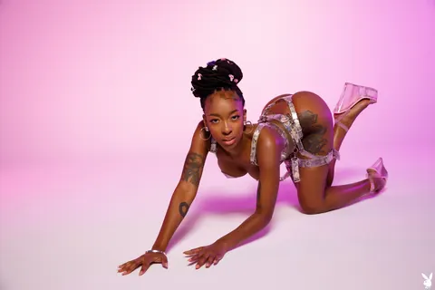 SaBrea Phenix: Slim Ebony Brunette Undresses to Show Her Big Black Booty – photo 5 of 20