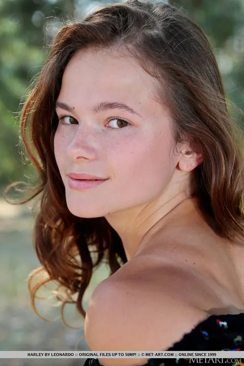 Brunette Poses Nude and Spreads in the Forest – photo 9 of 18