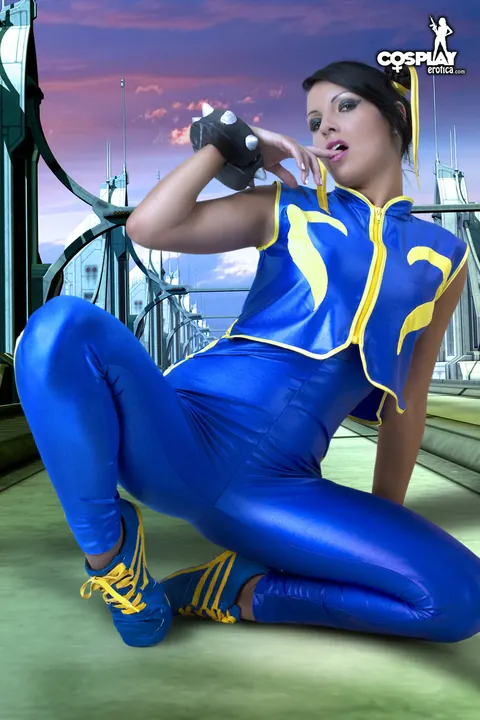 Brunette Strips Out of Her Cosplay Costume – photo 7 of 12