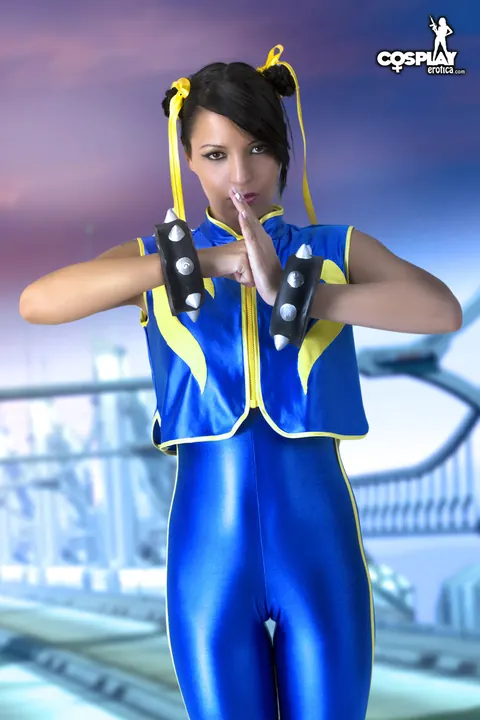 Brunette Strips Out of Her Cosplay Costume – photo 2 of 12
