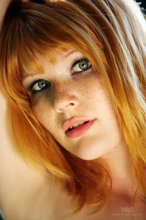 Mia Sollis: Redhead with Small Natural Tits Shows Off Her Shaved Pussy Outdoors – photo 4 of 21