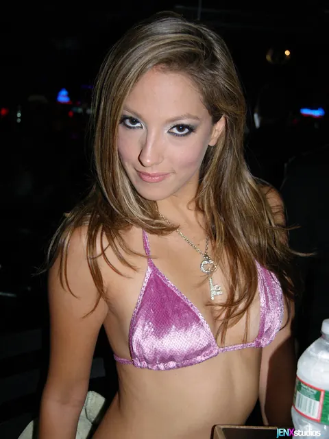 Jenna Haze: Brunette MILF Strips Out of Her Lingerie in Public – photo 15 of 15