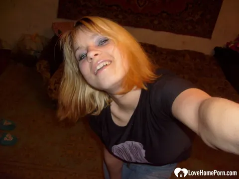 European Redhead Undresses and Spreads for a Selfie – photo 3 of 21
