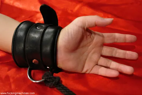 Julie Knight: Tattooed Brunette Strips Nude for Bound Dildo Masturbation and Squirt – photo 2 of 21