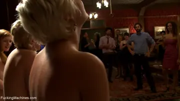 Chloe Camilla – Blonde and Redhead in Stockings Share Anal Toys and Fingering