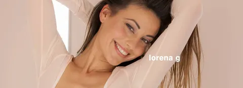 Lorena Garcia: Brunette with Natural Tits Plays with a Dildo in Her Crotchless Panties – photo 11 of 11