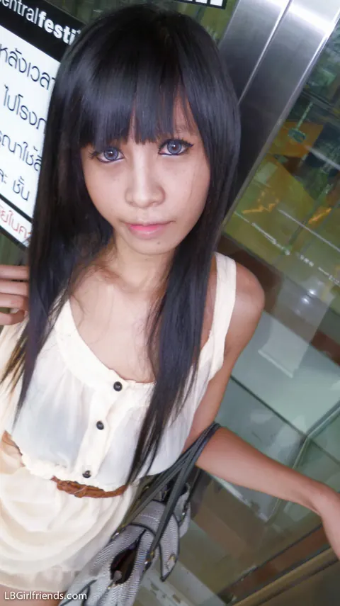Petite Asian Trans Woman Poses Nude in a Public Place – photo 8 of 17