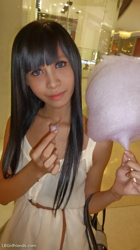 Petite Asian Trans Woman Poses Nude in a Public Place – photo 4 of 17