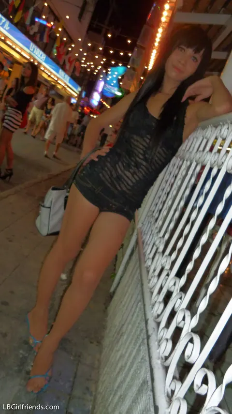 Petite Asian Trans Woman Poses Nude in a Public Place – photo 12 of 17