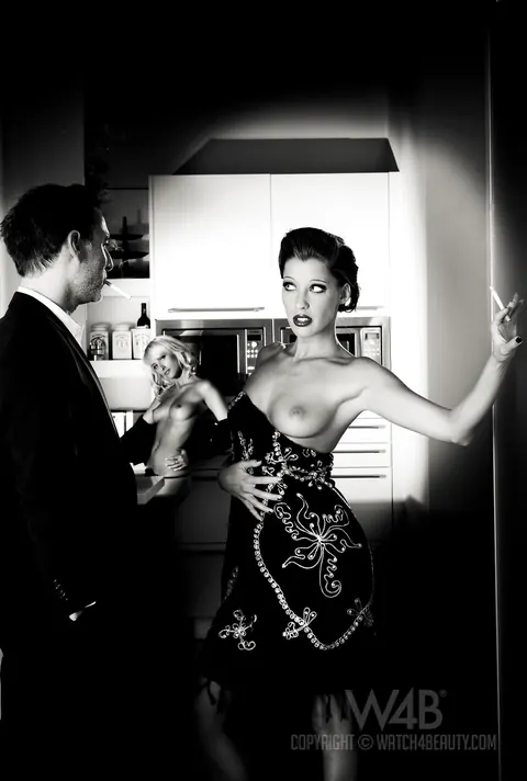 Woman Undresses and Poses Fully Nude in Glamour Style – photo 20 of 20