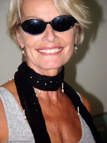 Mature Blonde in Glasses Spreads Her Hairy Pussy