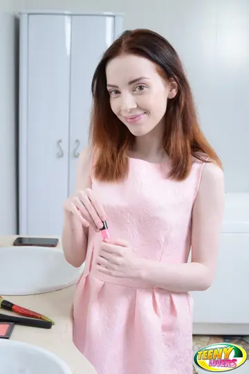 Lottie Magne – European Redhead Takes Anal Doggy Style and a Facial