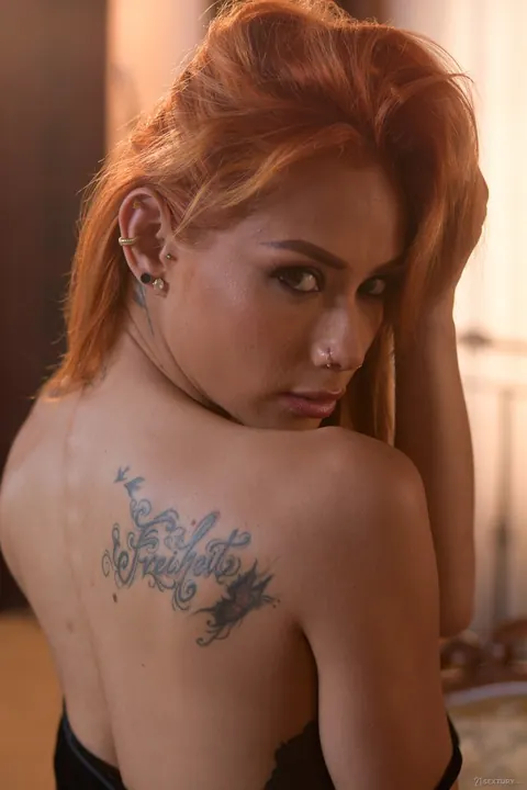 Veronica Leal: Redhead Latina Rides Hard Anal in Cowgirl Style – photo 4 of 21