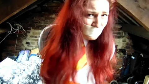Redhead BBW in Uniform Bound and Spreads for Bondage – photo 16 of 16