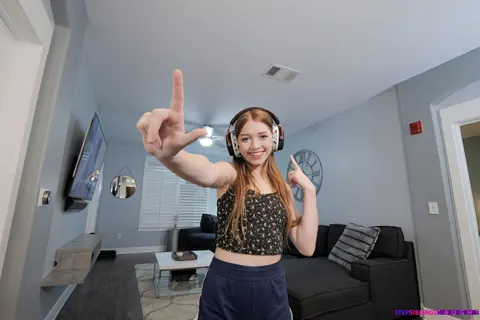 Myra Glasford: Redhead Strips Out of Her Shorts and Spreads on a Chair – photo 1 of 16