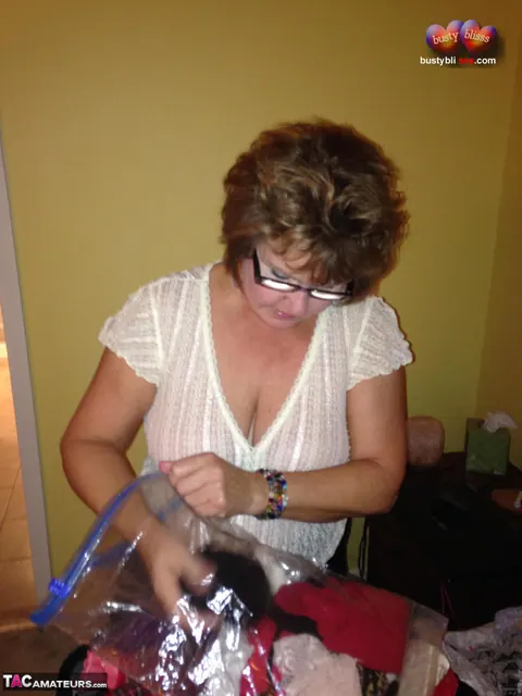 Bustybliss: Curvy Mature Brunette in Costume Gives a POV Blowjob – photo 2 of 16